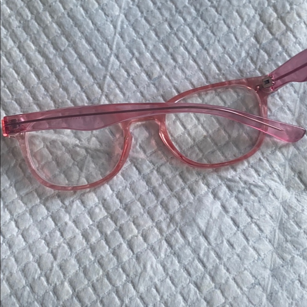 Translucent pink acetate frames - Picture 4 of 6